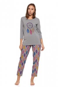 PIŻAMA DAMSKA PLUS SIZE PDD4700-011 AW2024/25