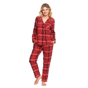 PIŻAMA DAMSKA FLANELOWA PDD6600-002 - AW2024/25