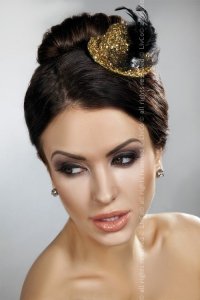 LivCo Corsetti Fashion Mini Top Hat LC 12020 Model 12