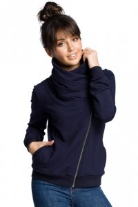 BeWear B071 Bluza z zamkiem granatowa