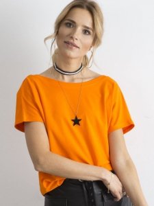 T-shirt-RV-TS-4662.26P-pomarańczowy rozmiar - S