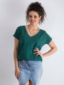 T-shirt-RV-TS-4832.35P-ciemny zielony rozmiar - S