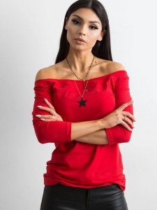Bluzka-RV-BZ-4692.56-czerwony rozmiar - M