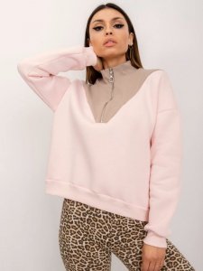 Bluza-RV-BL-5218.70-jasny różowy rozmiar - S