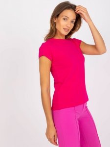 T-shirt-RV-TS-4623.71-fuksjowy rozmiar - L