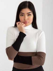 Bluzka-RV-BZ-8465.51-biało-czarny rozmiar - L/XL
