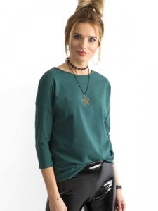 Bluzka-RV-BZ-4661.54P-ciemny zielony rozmiar - XL