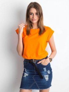 T-shirt-RV-TS-4833.94P-pomarańczowy rozmiar - S