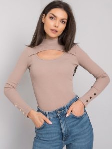 Bluzka-RV-BZ-7259.20-ciemny bezowy rozmiar - M
