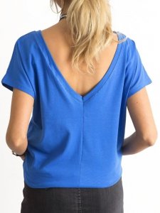 T-shirt-RV-TS-4662.35P-ciemny niebieski rozmiar - M