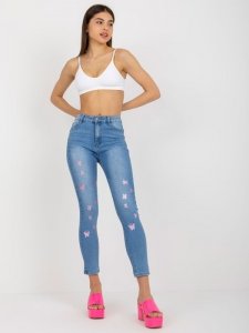 Spodnie jeans-NM-SP-JK105.85P-niebieski rozmiar - L
