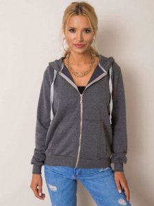 Bluza-RV-BL-5769.99P-ciemny szary rozmiar - M