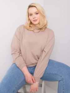 Bluza-RV-BL-6299.11-ciemny bezowy rozmiar - 2XL