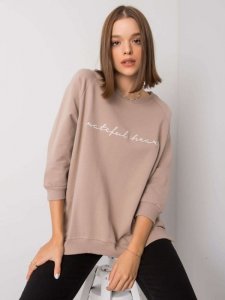 Bluza-RV-BL-6933.54-ciemny bezowy rozmiar - S/M