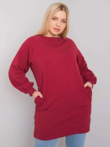 Bluzka-RV-BZ-7227.95-bordowy rozmiar - ONE SIZE