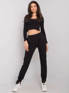 Spodnie dresowe-RV-DR-7365.17P-czarny rozmiar - S/M