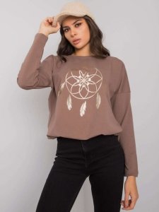 Bluzka-RV-BZ-7200.30P-brązowy rozmiar - L/XL