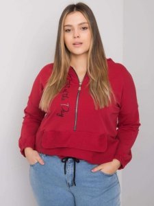 Bluza-RV-BL-7179.27-bordowy rozmiar - ONE SIZE