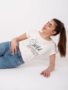 T-shirt-TW-TS-1005-14.25P-ecru rozmiar - 2XL