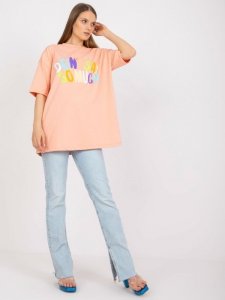 T-shirt-FA-TS-7733.91P-brzoskwiniowy rozmiar - ONE SIZE