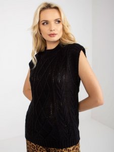 Kamizelka-D90027W90785B3-czarny rozmiar - M/L