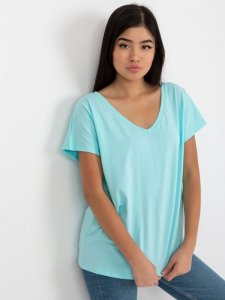 T-shirt-RV-TS-4832.85-mietowy rozmiar - L