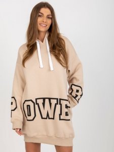 Bluza-EM-BL-753.29-beżowy rozmiar - ONE SIZE