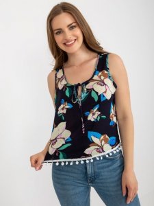 Bluzka-AT-BZ-2202A.35-granatowy rozmiar - M/L
