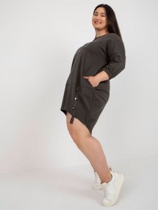 Tunika-RV-TU-7505.15-ciemny khaki rozmiar - ONE SIZE