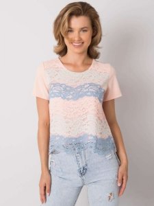 Bluzka-LK-BZ-506276.07P-brzoskwiniowy rozmiar - 36