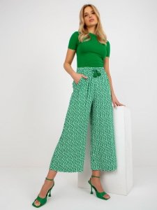 Spodnie-D73770R62237A-zielony rozmiar - XS