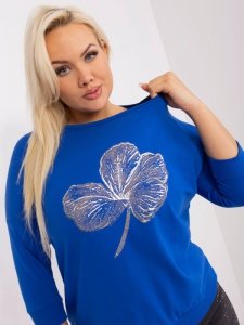 Bluzka-RV-BZ-9191.78-kobaltowy rozmiar - ONE SIZE