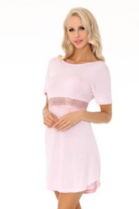 Zmysłowa Piżama Damska Elpisa Pink Różowy LC 90497 LivCo Corsetti Fashion rozmiar - S/M