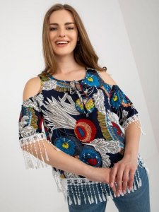 Bluzka-AT-BZ-2601.67-granatowy rozmiar - ONE SIZE