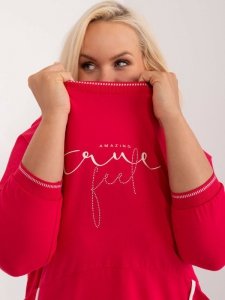 Bluzka-RV-BZ-9360.85-czerwony rozmiar - ONE SIZE