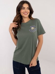 Bluzka-D12022AC02645F-khaki rozmiar - XS