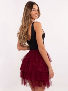 Spódnica-TW-SD-BI-0517.84-bordowy rozmiar - ONE SIZE