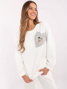 Bluza-DHJ-BL-20322.72-ecru rozmiar - ONE SIZE