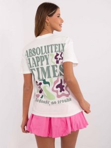 T-shirt-D12022AC02645G-biały rozmiar - XS