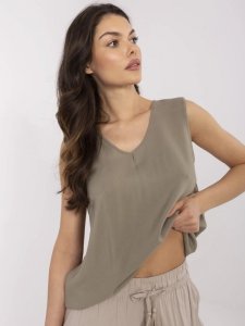Bluzka-D73761M11218A-khaki rozmiar - XL