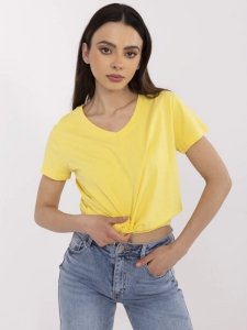 T-shirt-CLM-TS-1639.12-żółty rozmiar - M