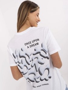 T-shirt-D12022AC02705A-biało-niebieski rozmiar - XS