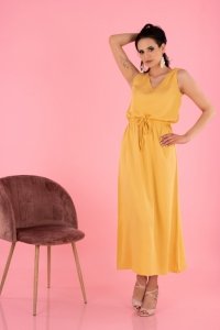 Sukienka Anara Mustard D144 rozmiar - S
