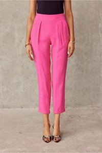Spodnie Damskie Model AMA 0015 7/8 Amarant - Roco Fashion