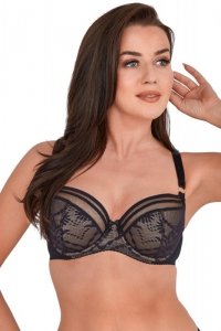 Biustonosz Semi-Soft Model 1191 Bice Black - Gaia