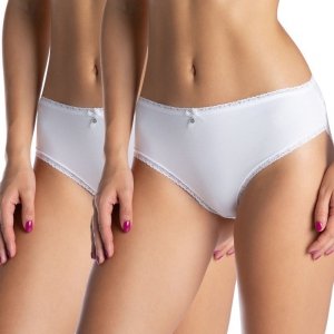Figi bikini L-4000BI 2-pak białe