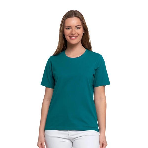 T-SHIRT DAMSKI BEZ SZWÓW BOCZNYCH BD1200-043