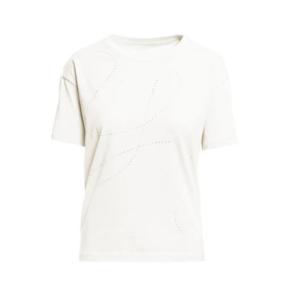 T-SHIRT DAMSKI OVERSIZE Z OZDOBNYMI DŻETAMI BD1800-012