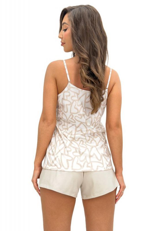 PIŻAMA DAMSKA NA RAMIĄCZKACH - ADORE TOP