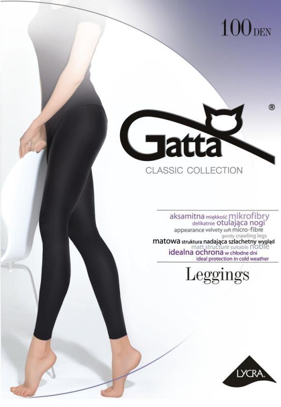 LEGGINS - LEGGINSY MIKROFIBRA 100 DEN